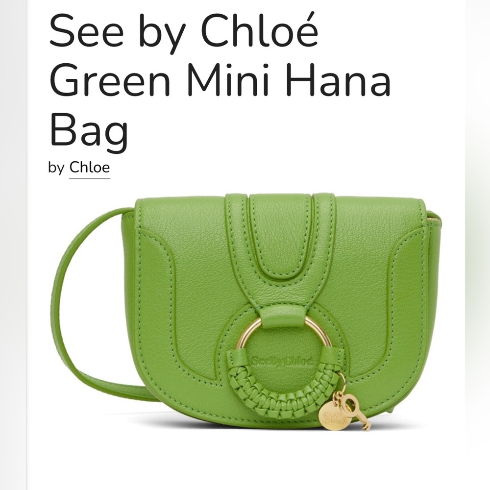See by Chloe Green Mini Hana Bag